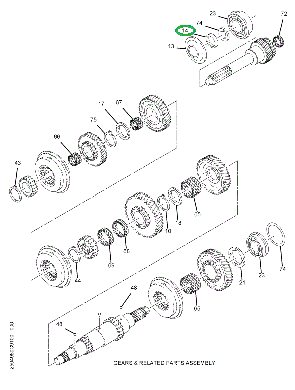 1681323C1 RING OIL POCKET BEARING