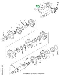 1681323C1 RING OIL POCKET BEARING