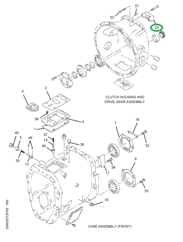 1681330C1 SUPPORT SHIFT BAR FRONT