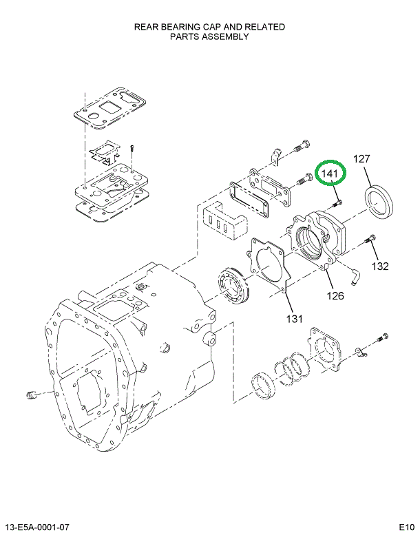 1681334C1 BOLT M/S RR BRG RETAINER