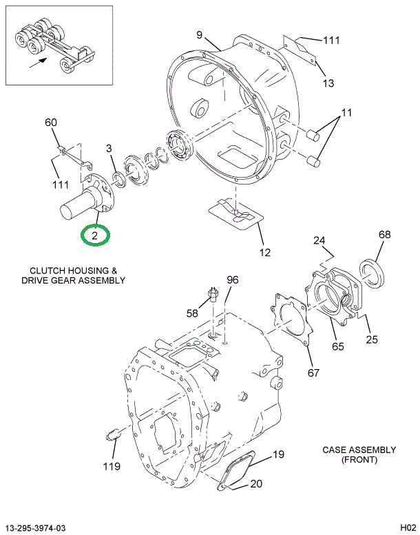 1681343C91 RETAINER MA DR GR BRG W/SEAL