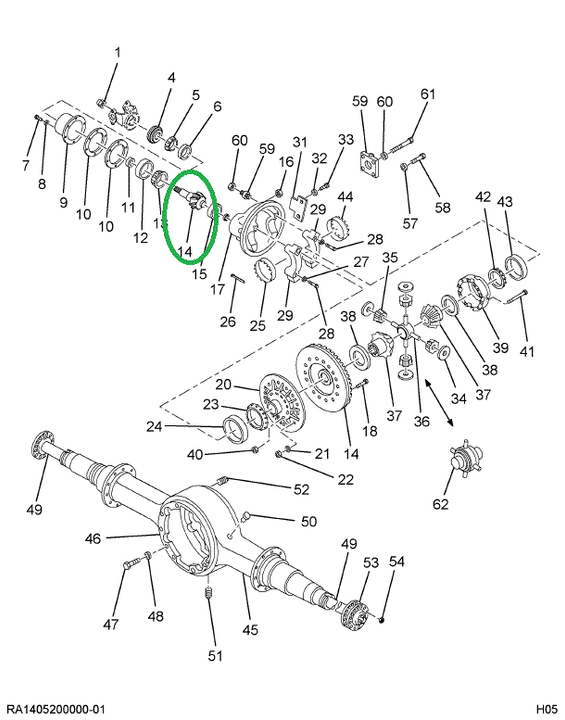 1681820C91 Gear Set, Ring And Pinion Diff