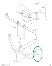 1682685C1 Brace, Support Drive Shaft Gua
