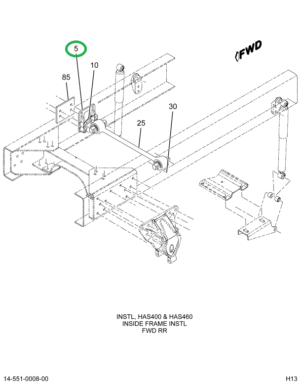 1682698C1 SPACER TORQUE ROD