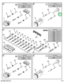 1684263C1 LOCK  CONNECTOR BODY