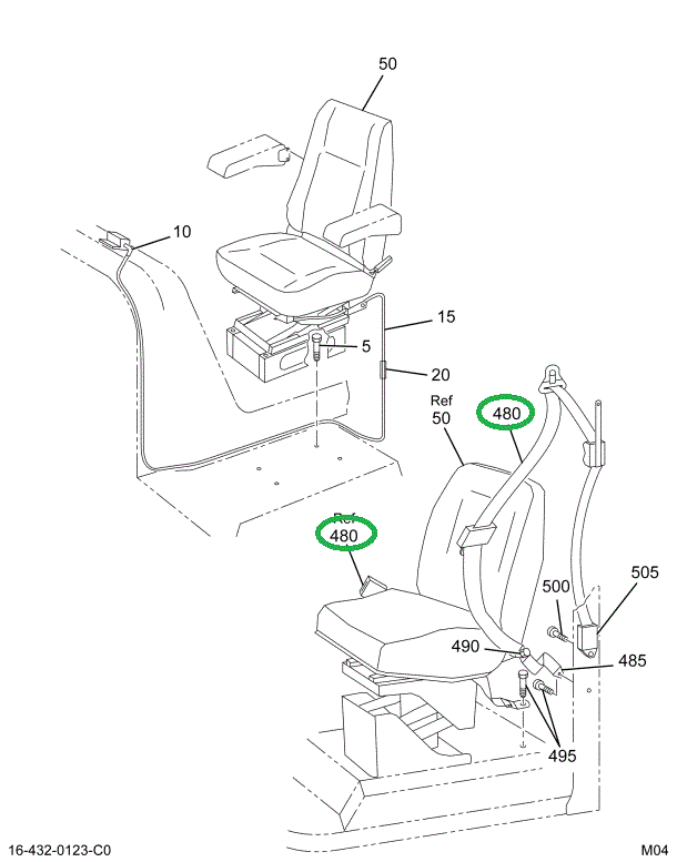 1684503C4 BELT,TETHER , SAFETY DRIVER