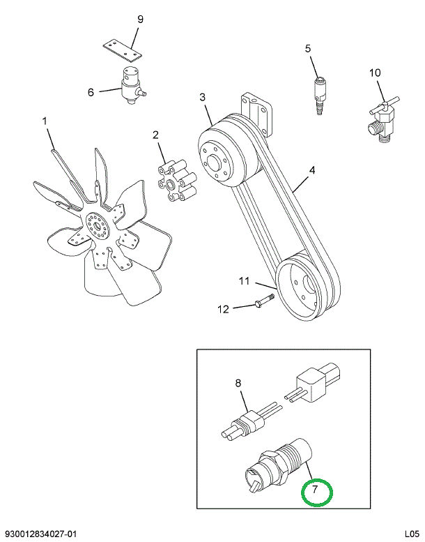 1685131C92 SWITCH FAN CLUTCH