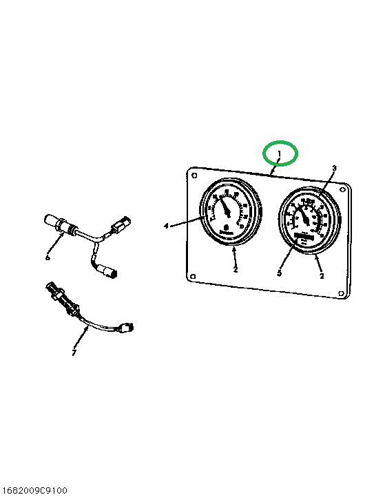 1685143C93 HOUSING INSTR CLUSTER