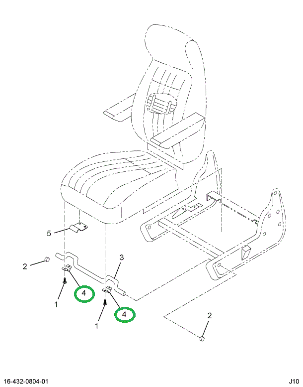 1685444C1 RETAINER SEAT CUSHION ADJUSTER