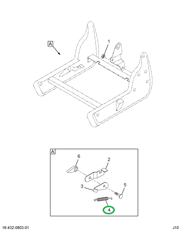 1685463C1 SPRING SEAT ADJUSTER ISOL LOCK