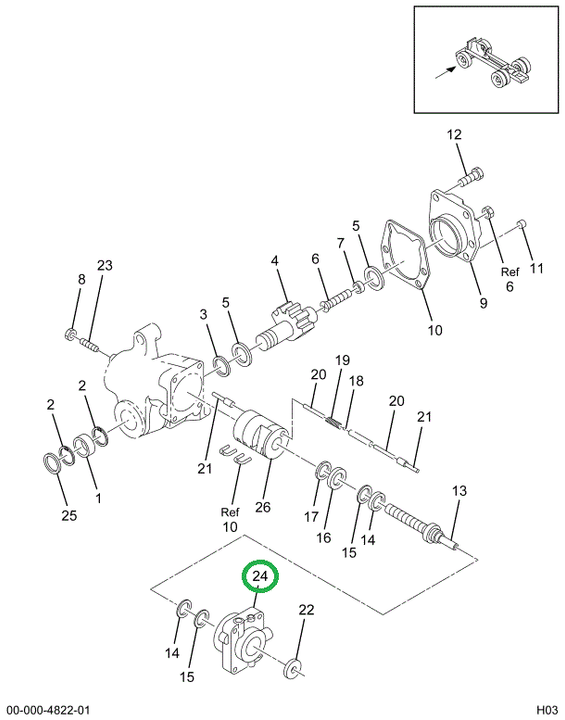1685487C91 Housing, Valve