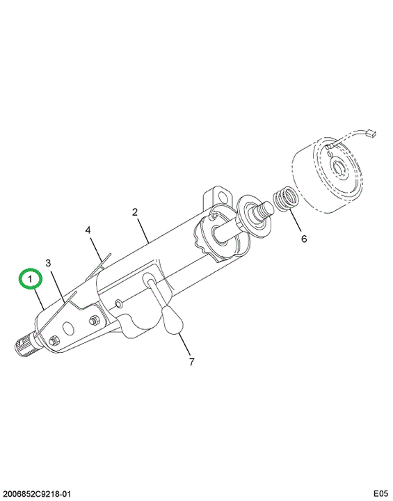 1685603C2 Cover Kit, Steering Column, Tr