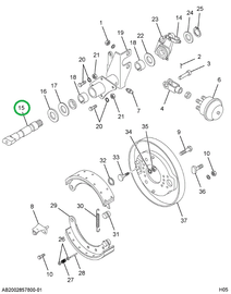 1685658C1 CAMSHAFT BRAKE COMMON TO LT OR