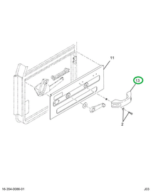 1686642C91 REST ARM BLACK LH