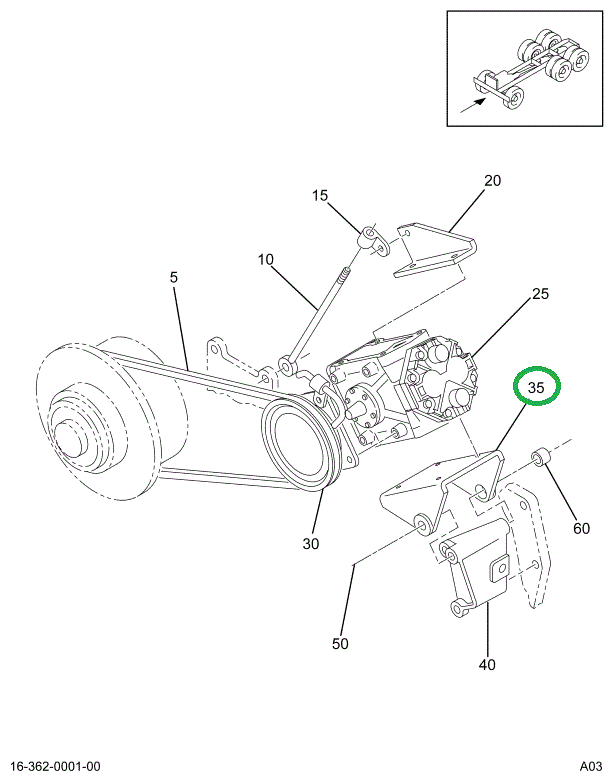 1686713C1 BRACKET COMPR MTG AIR COND