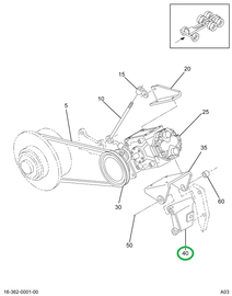 1686716C2 BRACE COMPR AIR COND*COMPR MTG