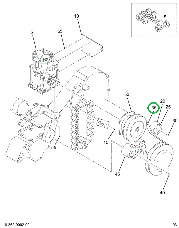 1687799C1 BELT FAN