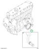 1688041C91 CABLE ASM ENG BLK HTR 76