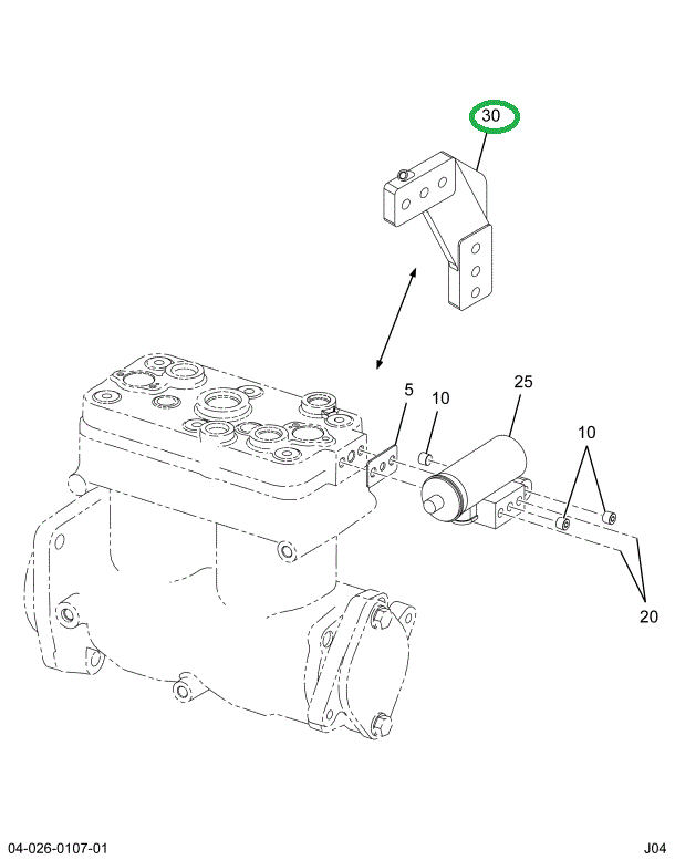 1688076C91 ADAPTER GOVERNOR MTG