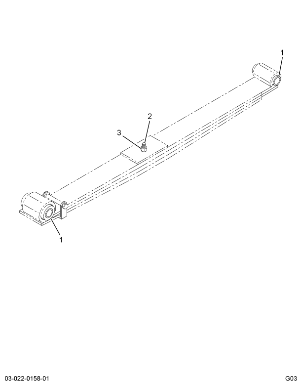 1688926C91 SPRING CHASSIS FRT 18K