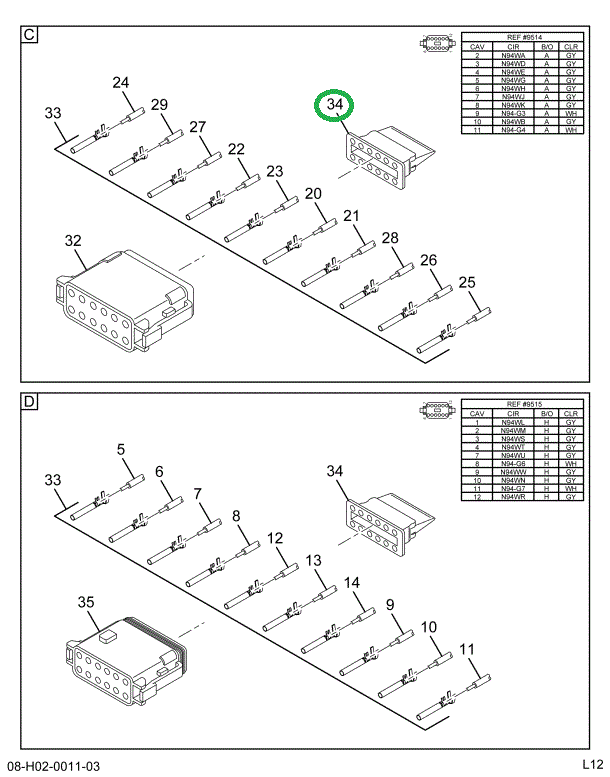 1689428C1 LOCK  CONNECTOR BODY