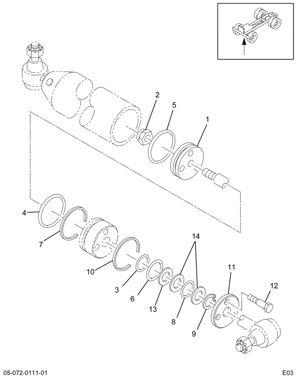 1689594C91 CYLINDER POWER STRG