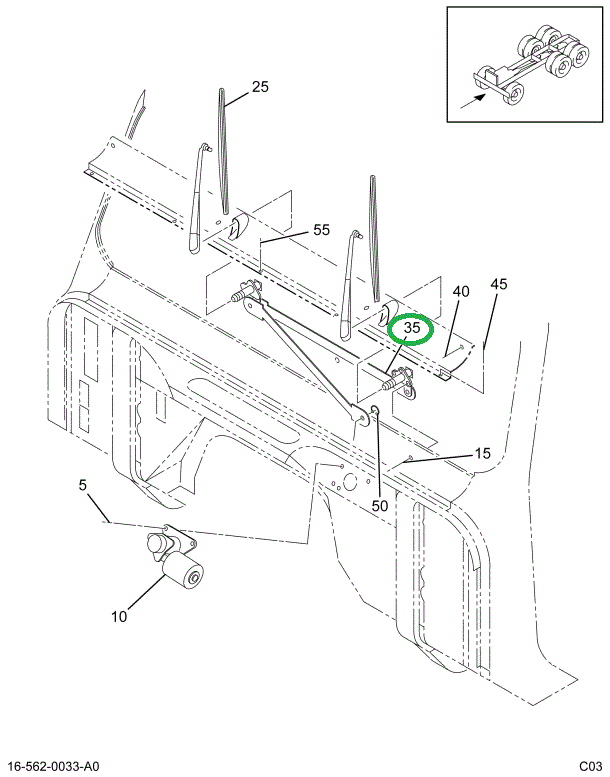 1690025C92 ARM W/S REGULATOR