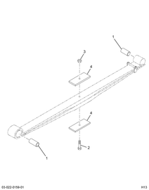 1690075C92 SPRING CHASSIS FRONT  14K PARA