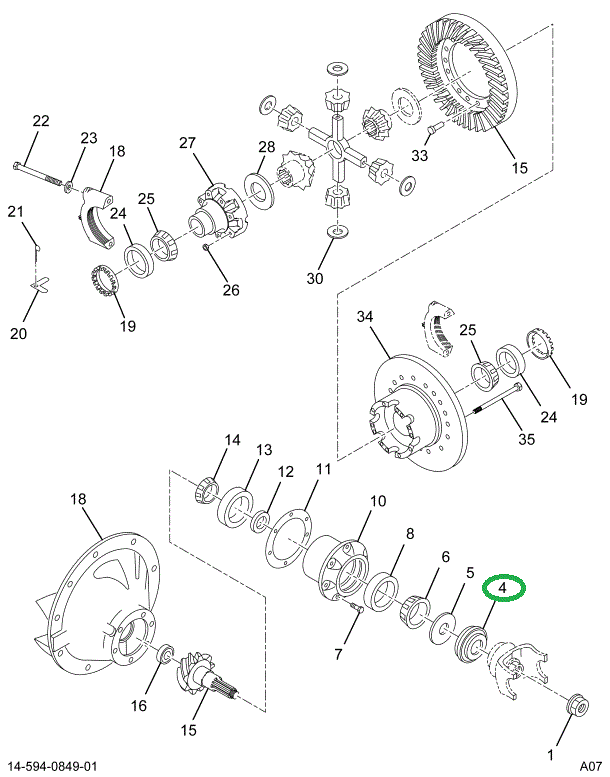 1691143C2 SEAL-OIL PINION 14057-474