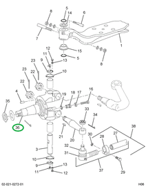 1691486C91 KNUCKLE STRG LEFT W/BUSHING