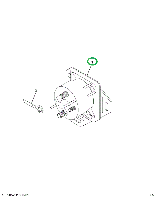 1691520C91 SWITCH MAG 12V W/HDWR