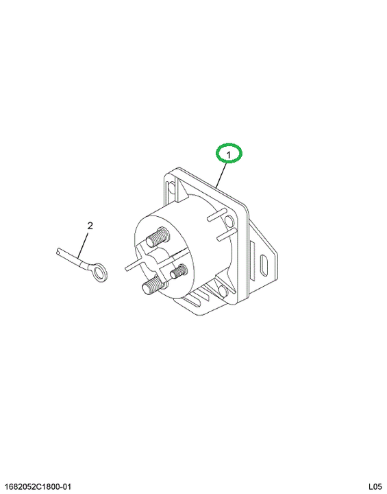 1691520C91 SWITCH MAG 12V W/HDWR
