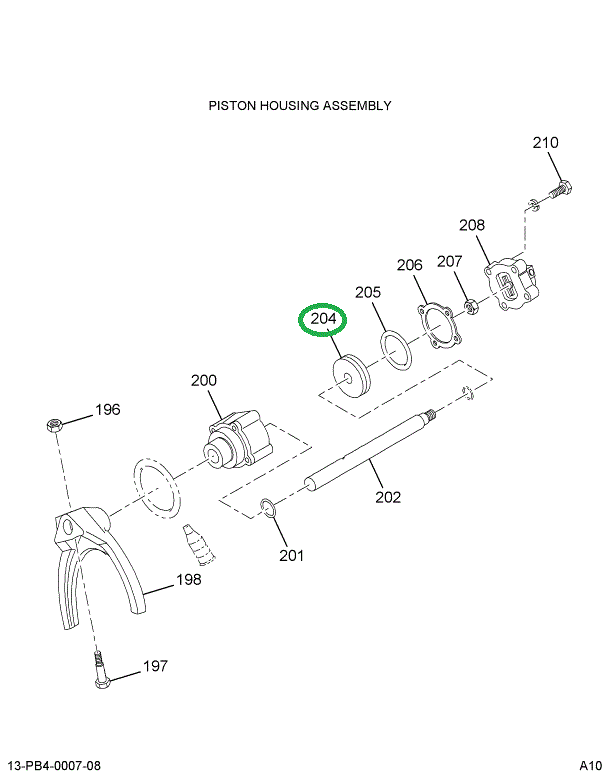 1691966C2 PISTON TRANS SHIFT BOOSTER CYL