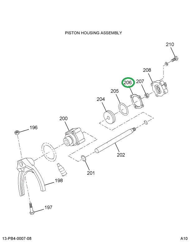 1691969C1 GASKET AIR SHIFT CYL