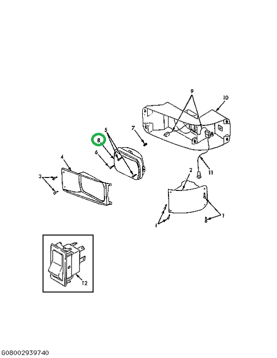 1692919C1 RETAINER SEALED BEAM UNIT
