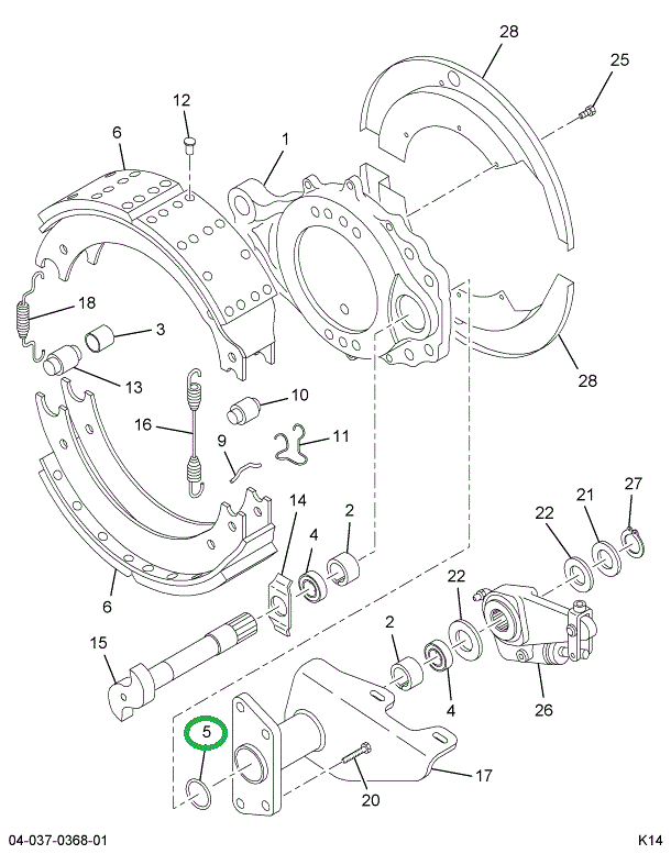 1693181C1 RING O BRAKE SPIDER