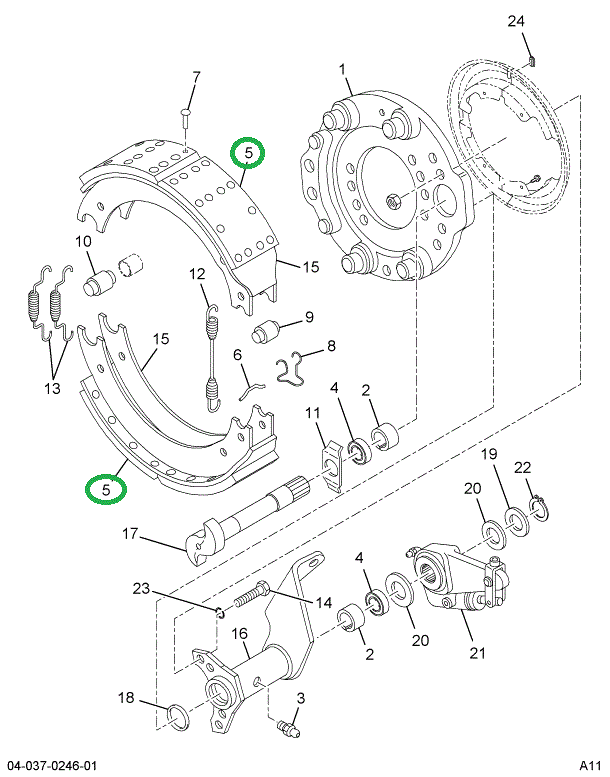 1693413C91 SET LINING ABB931-162