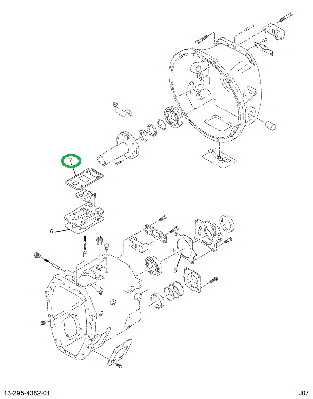 1693474C1 GASKET-CONT LEVER UPR HSG