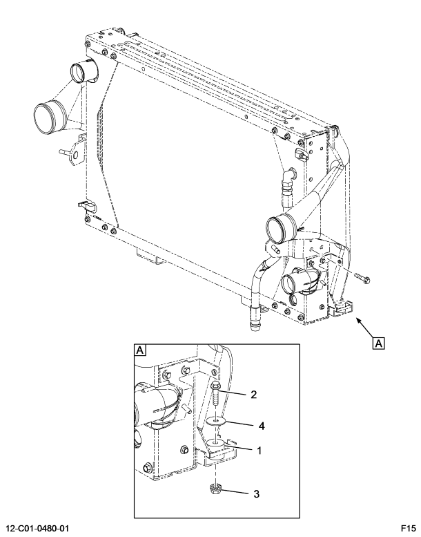 1693647C91 BRACKET,KIT CAC MOUNTING ISOLA