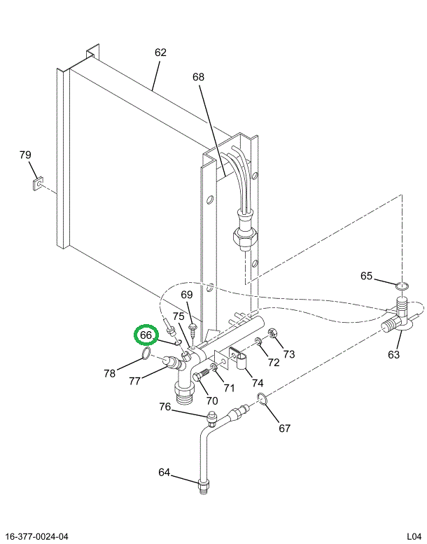 1693943C1 RING O A/C #4 HNBR (W/134A)