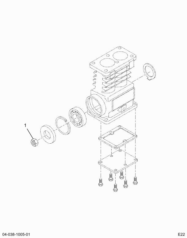 1694005C92 COMPRESR,COMPRESSOR ASM AIR 55