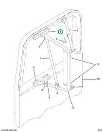 1694279C1 BRACKET RR VW MIR UPR SST