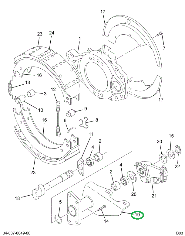 1694299C91 BRACKET BRK CAMSHAFT & CHAMBER