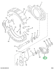 1694322C91 ADJUSTER BRK SLACK L/CLEVIS