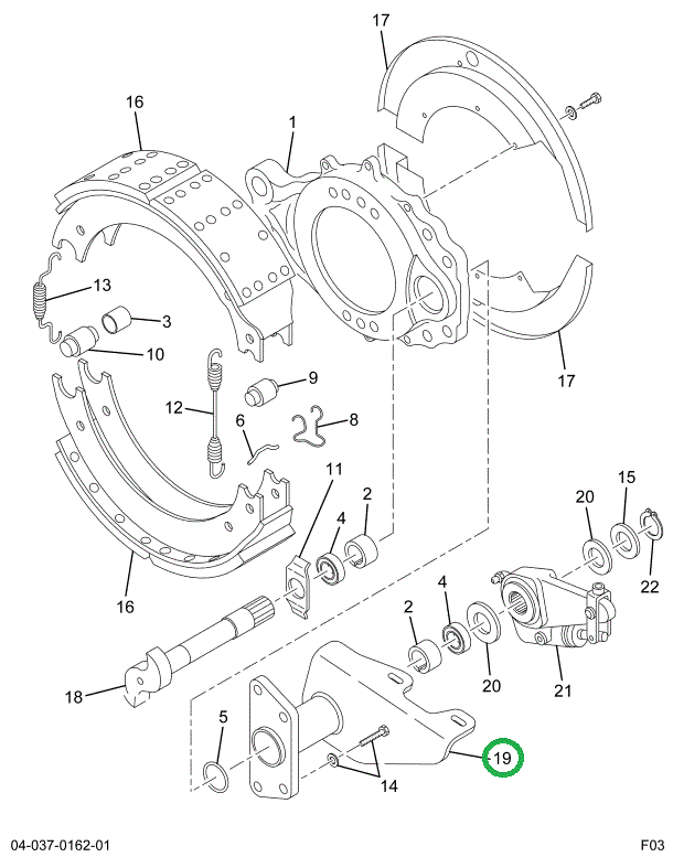 1694387C91 BRACKET BRK CAMSHAFT & CHAMBER