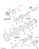 1694413C91 GEAR TRANS M/D W/SNAP RINGS