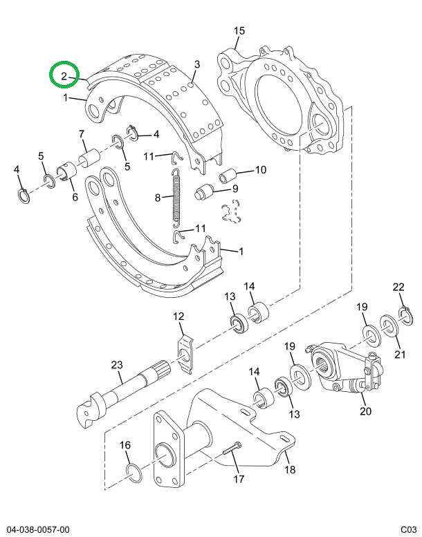 1694422C91 SET LINING NAB-456