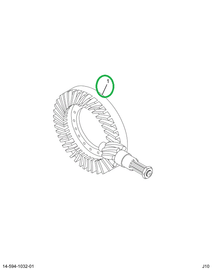 1694440C91 Gear Set, Ring And Pinion Diff