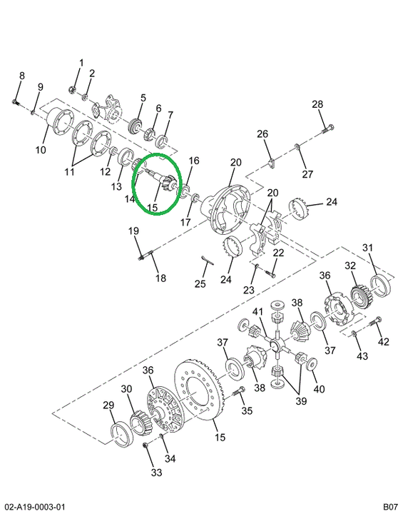 1694451C91 Gear Set, Ring And Pinion Diff