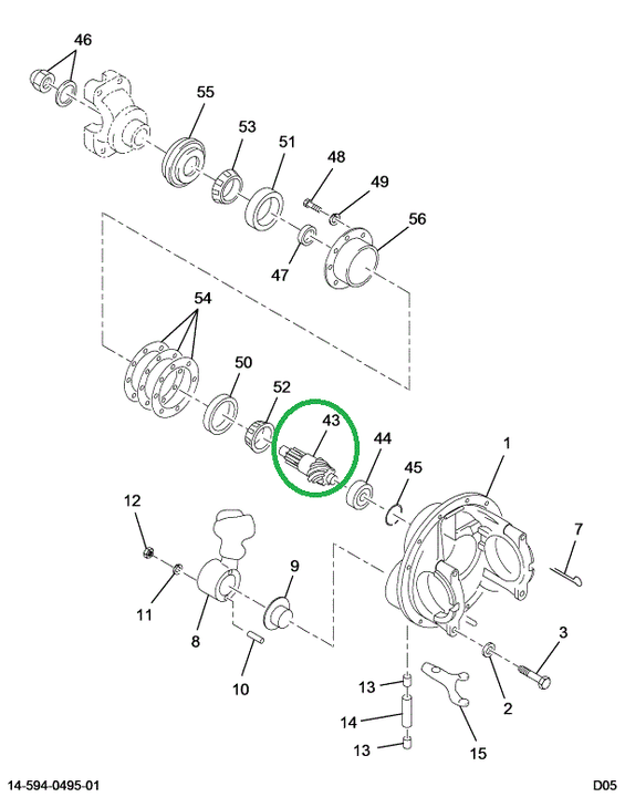 1694477C91 Gear Set, Ring And Pinion Diff